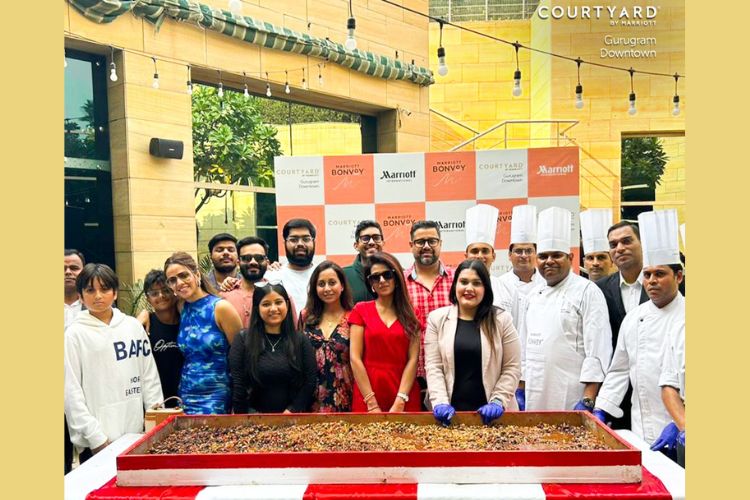 Cake Mixing Ceremony at Courtyard By Marriott Downtown